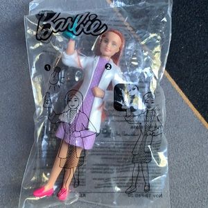 Burger King Scientist Barbie toy
